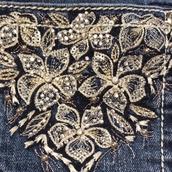 MISS ME Cuffed Skinny Jeans size 27 - Picture 6 of 14